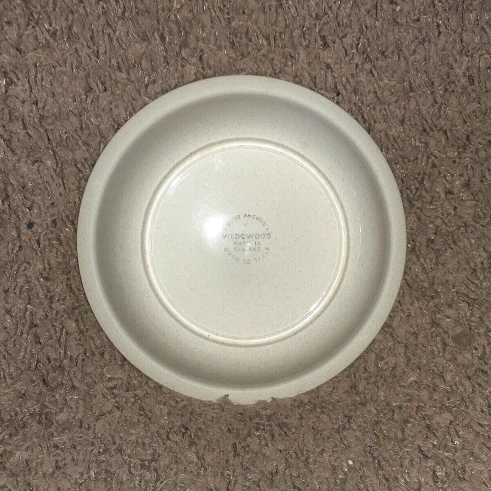 WEDGWOOD Blue Pacific-6 Piece Service Dinner,Salad,Soup,Bread,Cup/Saucer-Coupe-E - Picture 7 of 11